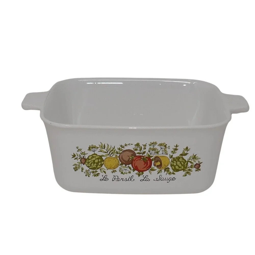 Corning Ware Spice of Life Le Persil La Sauge Casserole Dish  P-4-B